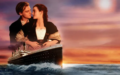 Леонардо Ди Каприо, Титаник Обои на телефон мужчина и женщина на лодке
