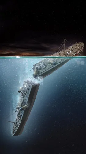 Титаник Обои на телефон спутник в космосе