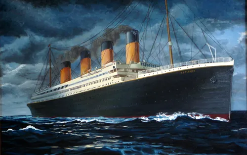 Титаник Обои на телефон большой корабль в воде с RMS Queen Mary на заднем плане