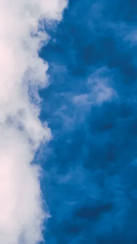 Успокаивающие Обои на телефон голубое небо с облаками