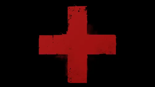Флаг Грузии Обои на телефон красный крест на черном фоне