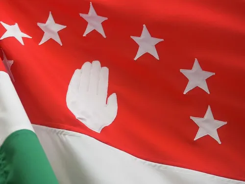 Флаг Грузии Обои на телефон флаг крупным планом