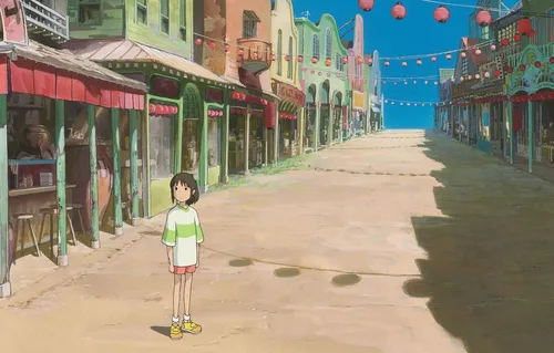 Шу Такуми, Хаяо Миядзаки Обои на телефон девушка, стоящая на улице