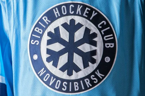 Хк Сибирь Обои на телефон сине-белый логотип
