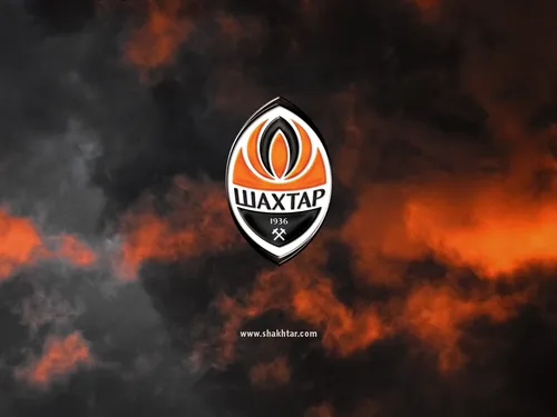 Шахтер Обои на телефон логотип с пламенем
