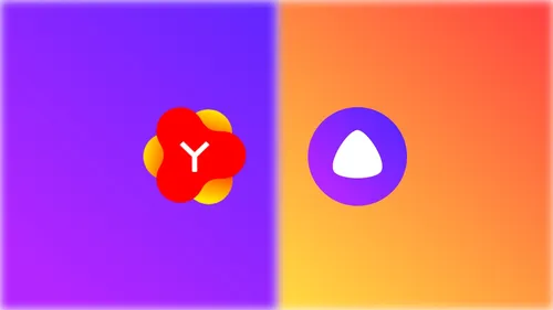 Яндекс Обои на телефон красно-синий логотип