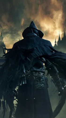 Bloodborne Обои на телефон человек в одежде