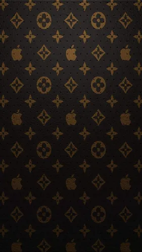 Gucci Обои на телефон сине-золотая звезда