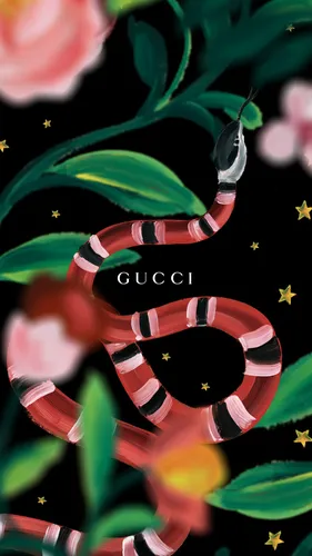 Gucci Обои на телефон цветок крупным планом