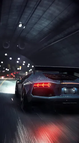 Lamborghini Huracan Обои на телефон автомобиль на дороге