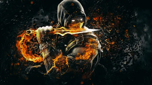 Mortal Kombat X Обои на телефон черепаха с огненным панцирем