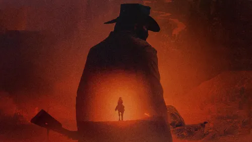 Red Dead Redemption 2 Обои на телефон человек, стоящий перед горящим зданием
