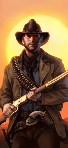 Red Dead Redemption 2 Обои на телефон мужчина в одежде