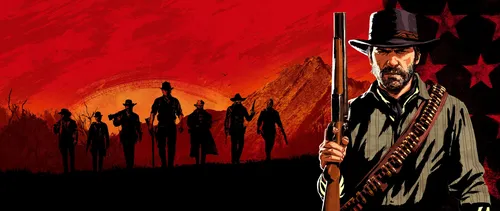 Red Dead Redemption 2 Обои на телефон мужчина с флагом