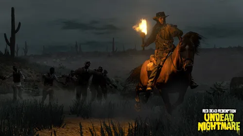 Red Dead Redemption 2 Обои на телефон мужчина верхом на лошади в поле с наблюдающими за людьми