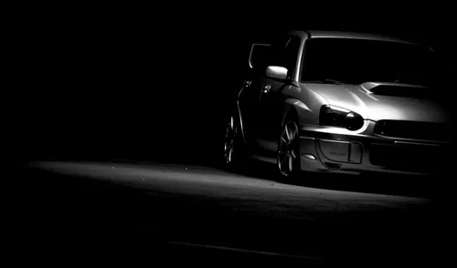 Subaru Impreza Обои на телефон черно-белый автомобиль