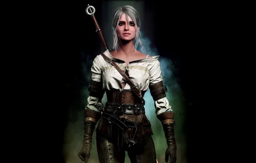 Кристель Лефранк, The Witcher 3 Обои на телефон женщина в одежде с пистолетом