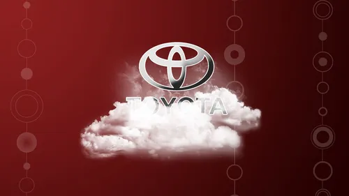 Toyota Обои на телефон розовый фон с облаком и белый круг с белым кругом
