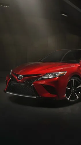 Toyota Обои на телефон красный спортивный автомобиль