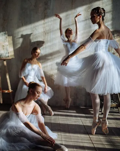 Наталья Осипова, Бад-Гьял, Балерина Обои на телефон группа танцующих женщин