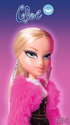 Барби Обои на телефон кукла с розовыми волосами