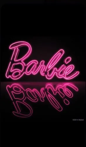 Барби Обои на телефон розовая неоновая вывеска