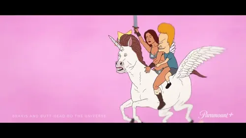 Бивис И Батхед Обои на телефон карикатура мужчины и женщины верхом на лошади