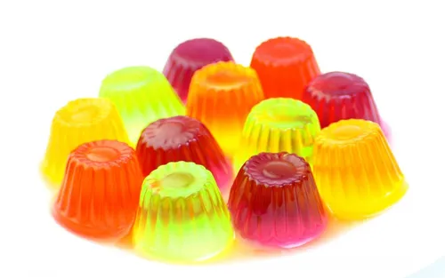 Вкусные Обои на телефон группа разноцветных мармеладных конфет