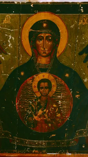 Апостол Фома, Святая Мелания Младшая, Икона Обои на телефон картина на стене