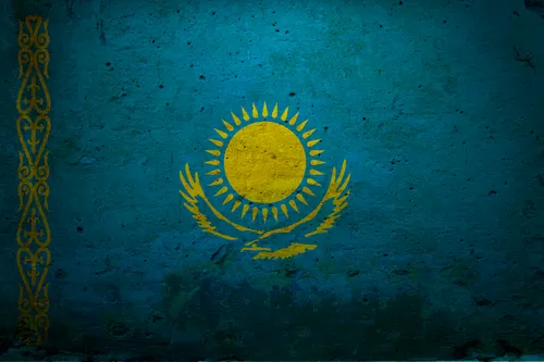 Казахстан Обои на телефон желто-черный логотип