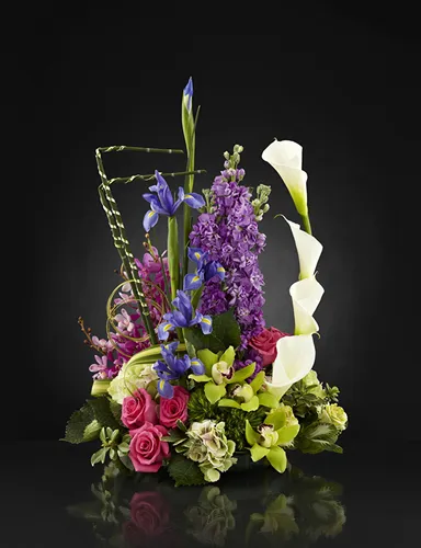 Каллы Обои на телефон букет цветов