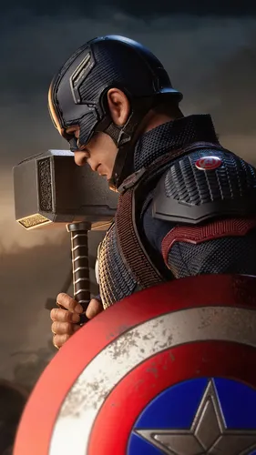 Капитан Америка Обои на телефон человек в противогазе с противогазом