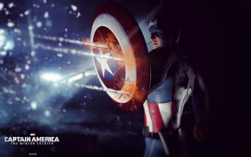 Капитан Америка Обои на телефон человек, держащий щит
