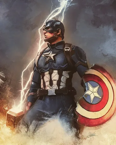 Капитан Америка Обои на телефон эстетика