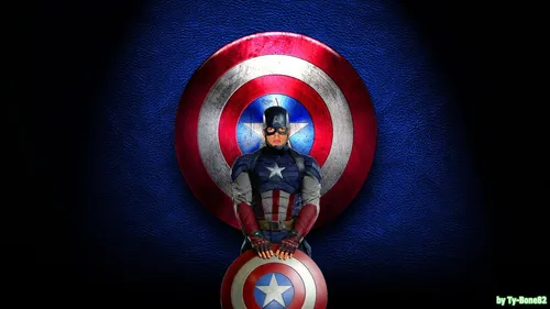 Капитан Америка Обои на телефон рисунок