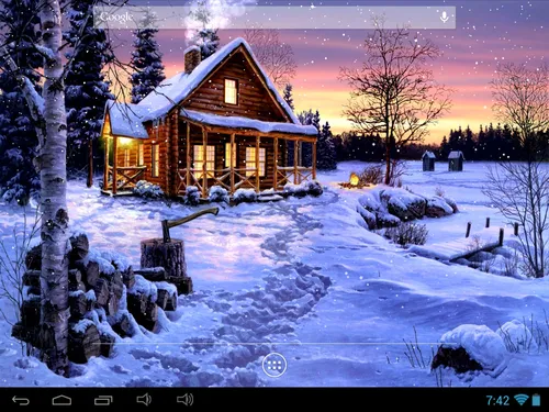 Зимние Зима Обои на телефон дом, покрытый снегом