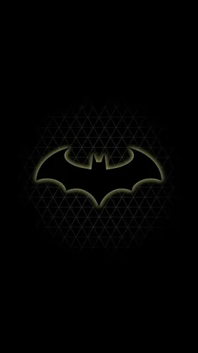 Логотип Бэтмена Обои на телефон текст