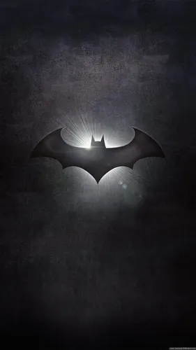 Логотип Бэтмена Обои на телефон свет в темноте