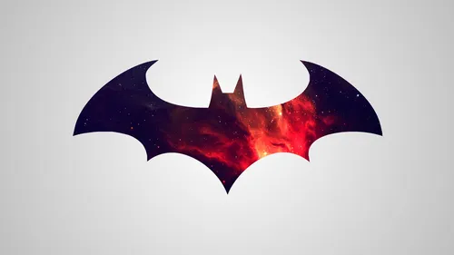 Логотип Бэтмена Обои на телефон красно-синий логотип