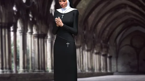 Монашка Обои на телефон изображение