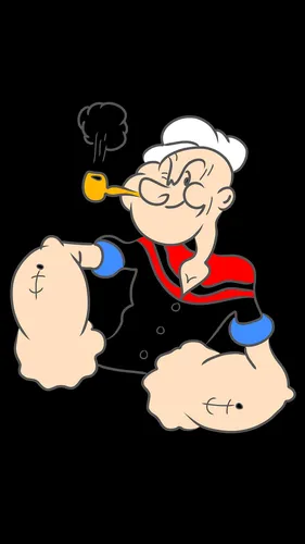 Моряк Папай Обои на телефон карикатура на человека