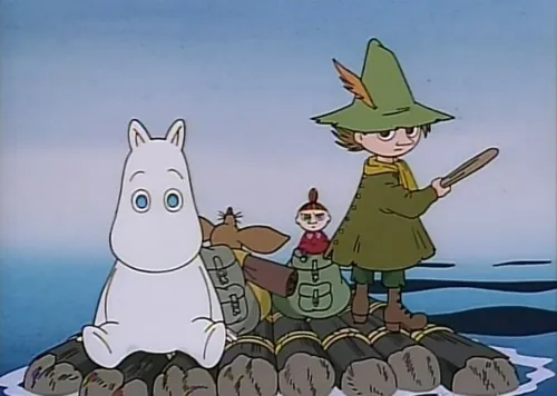 Муми Тролль Обои на телефон карикатура мужчины и женщины с мечом и кроликом