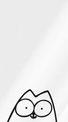Муми Тролль Обои на телефон черно-белый логотип