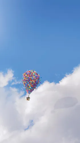 Никогда Не Сдавайся Обои на телефон воздушный шар в небе