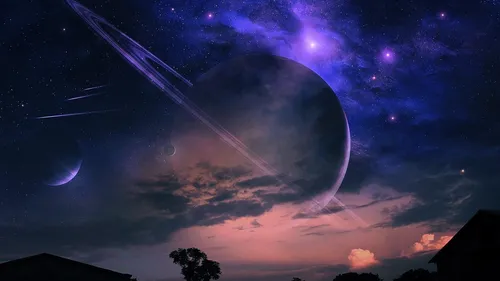 Ночное Небо Обои на телефон галактика в космосе
