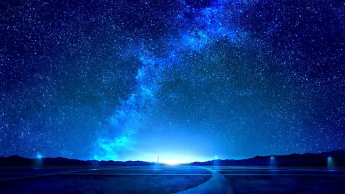 Ночное Небо Обои на телефон снежный пейзаж со звездным небом