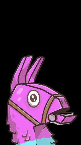 Fortnite Обои на телефон мультипликационный персонаж с фиолетовым фоном