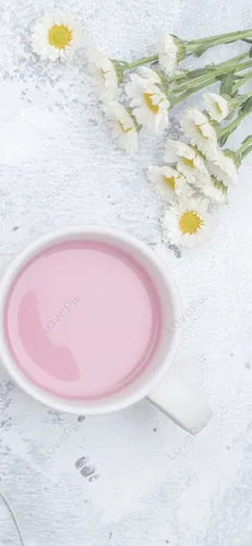 Для Рабочего Стола Обои на телефон розовая чашка жидкости