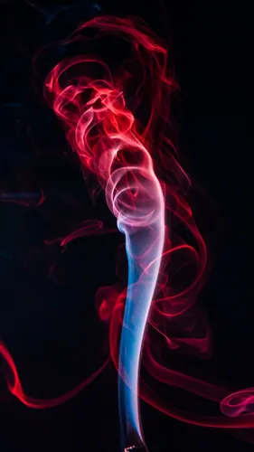 Дым Обои на телефон красно-синяя дымовая труба