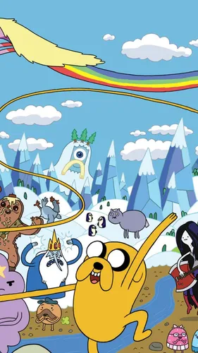 Adventure Time Обои на телефон диаграмма